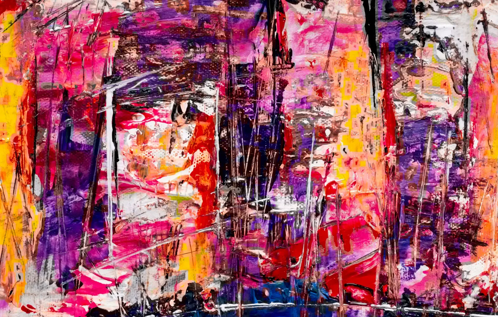 Abstract Interior Design: Bold Art as the Foundation of Your Space