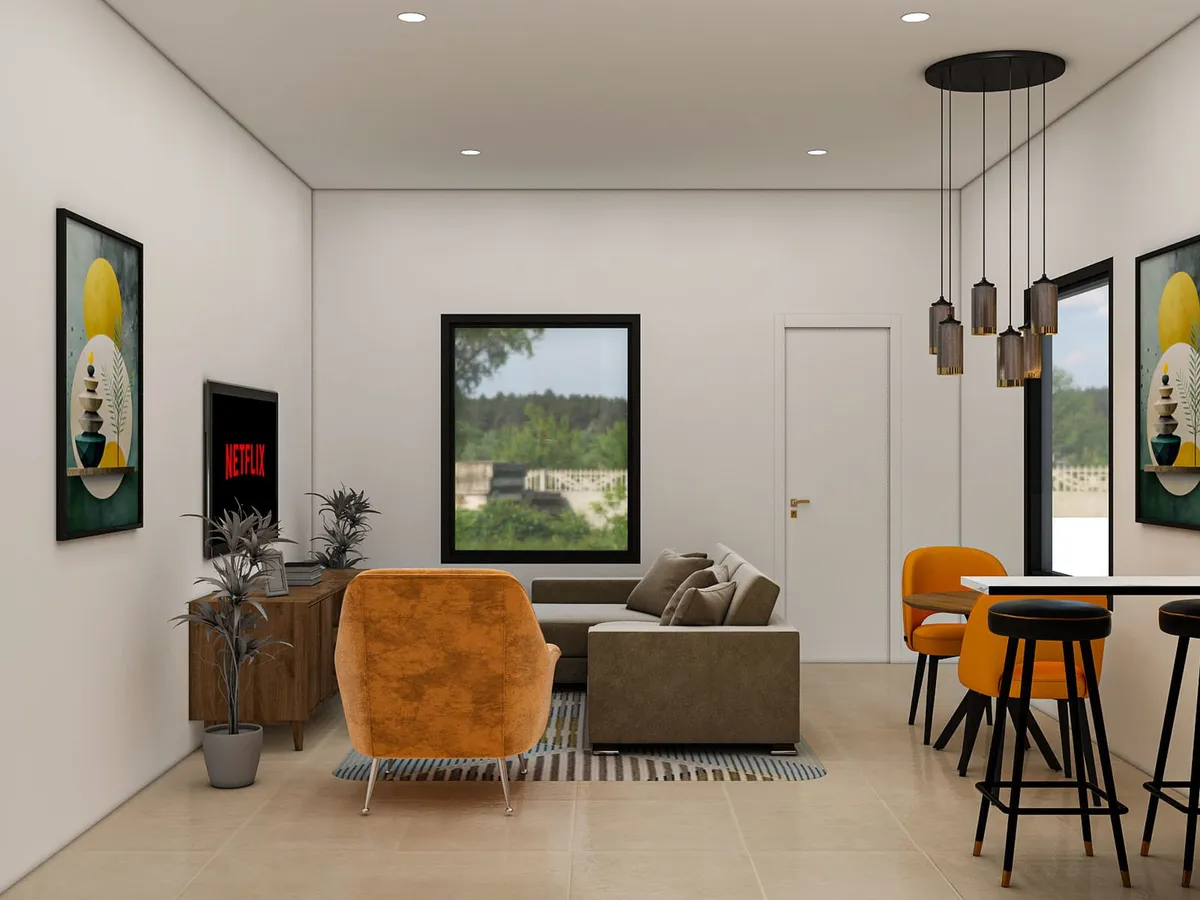 Interior design mood board and room visualization tools used for renovation planning