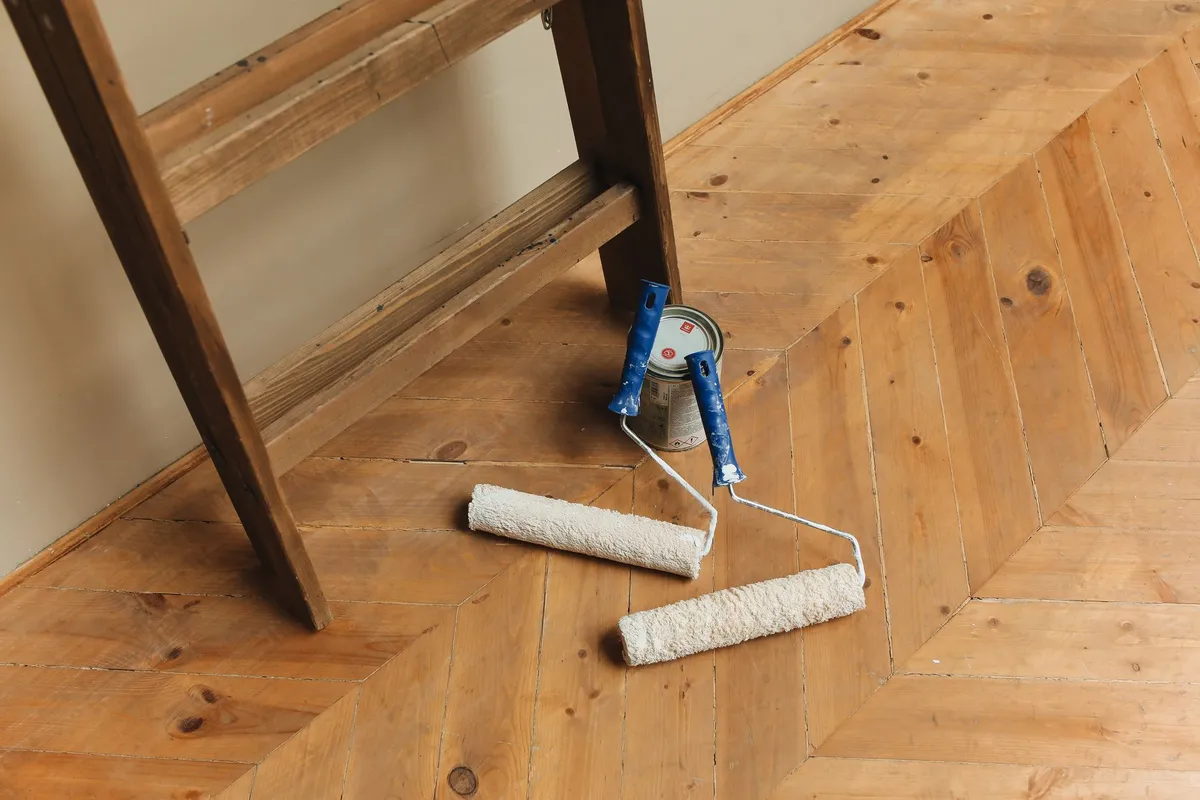 Well-designed room on a budget showing strategic use of paint and accessories