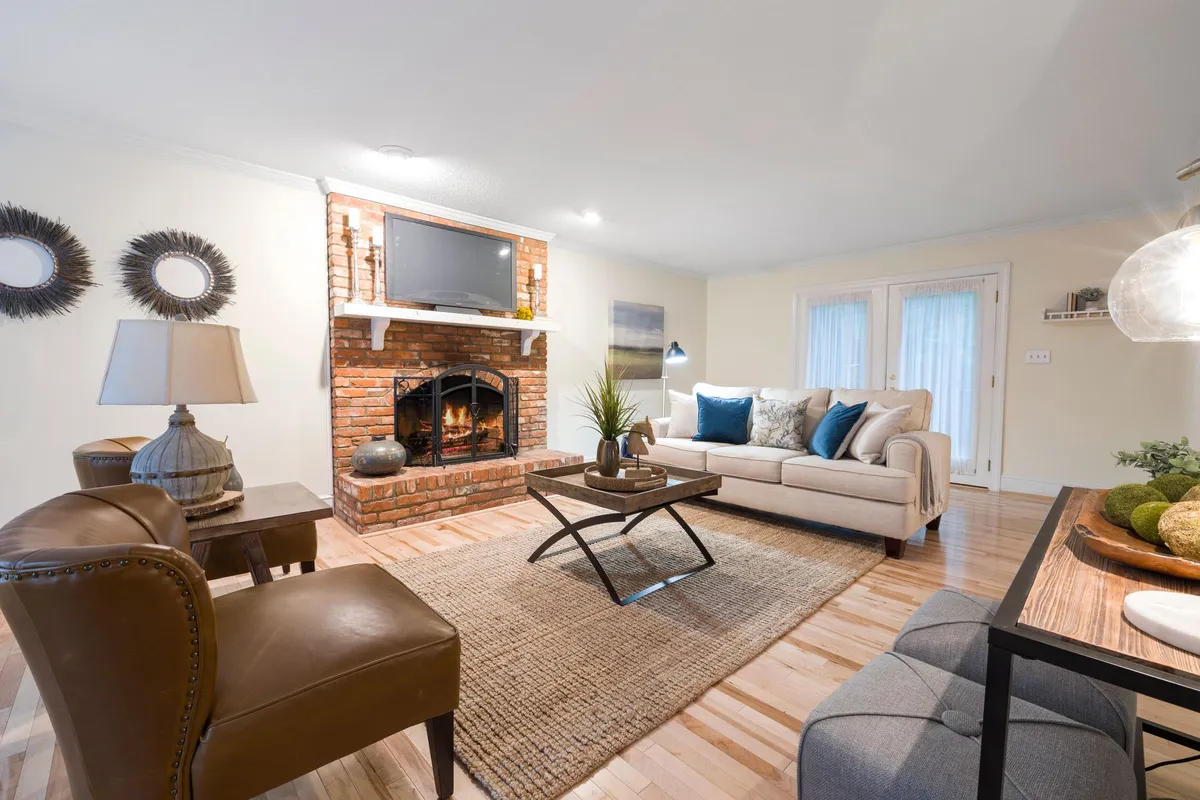 Modern interior design with clean lines, neutral palette, and minimal surface decoration