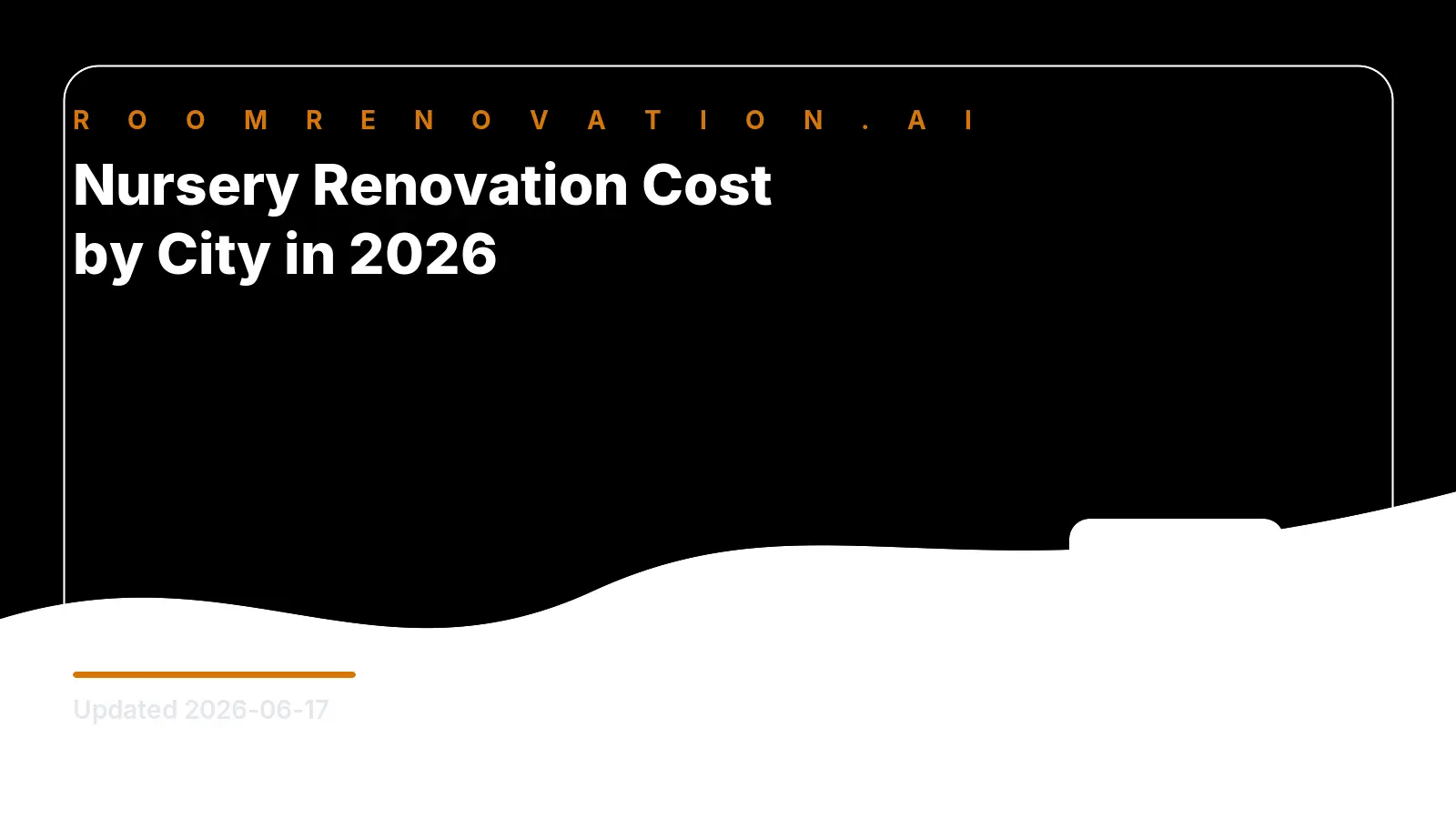 Nursery Renovation Cost by City in 2026